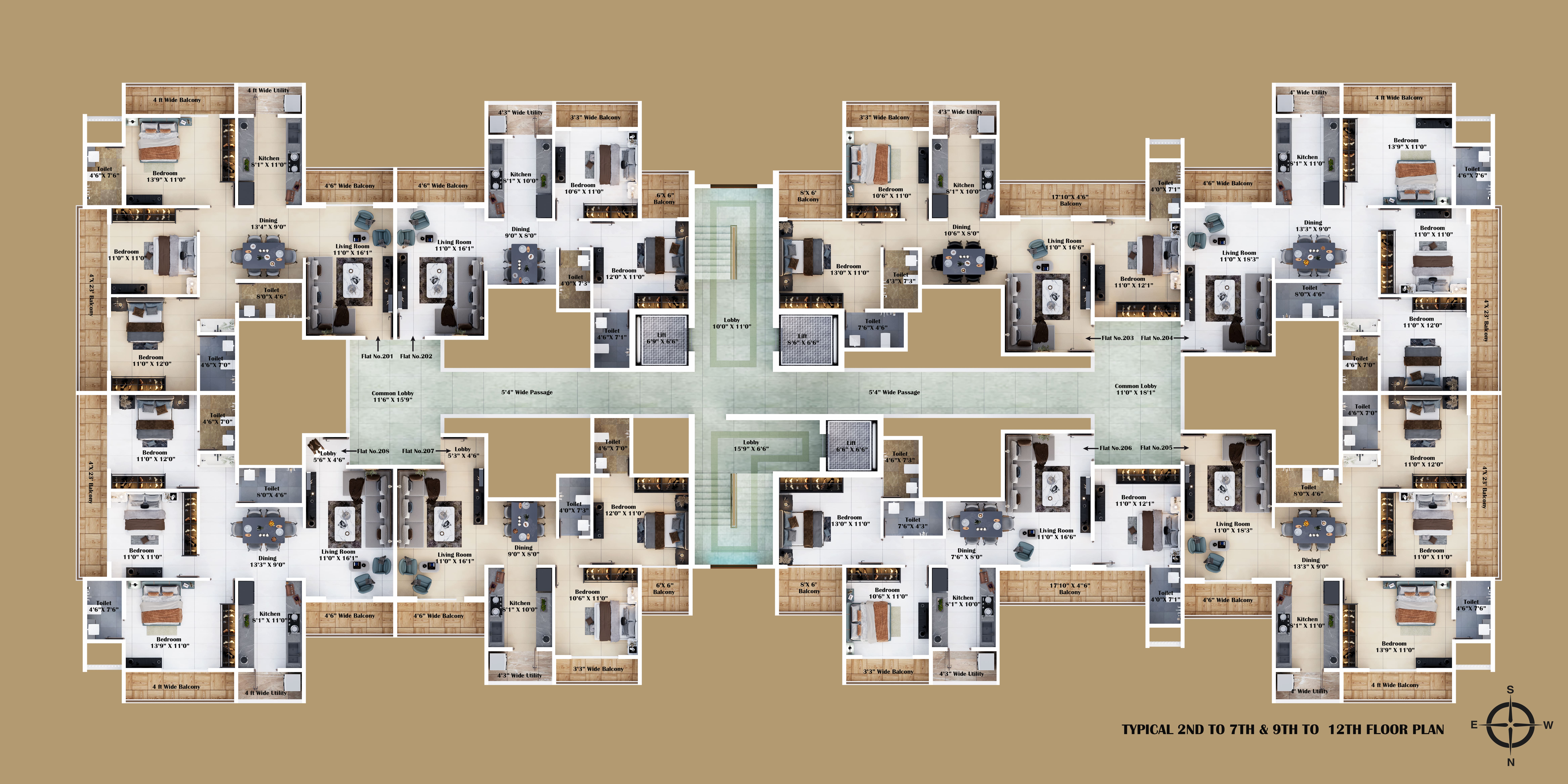 Golden Signature 2BHK & 3BHK, Nagpur 11